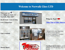 Tablet Screenshot of norwalkglass.com